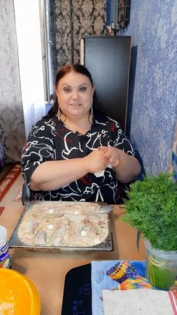 Готовим минтай в сметаной заливке #еда #рецепты #кулинария