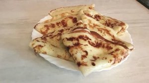 Блины с кабачком на молоке.