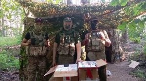 Участники СВО поблагодарили земляков из посёлка Ключи за переданную помощь