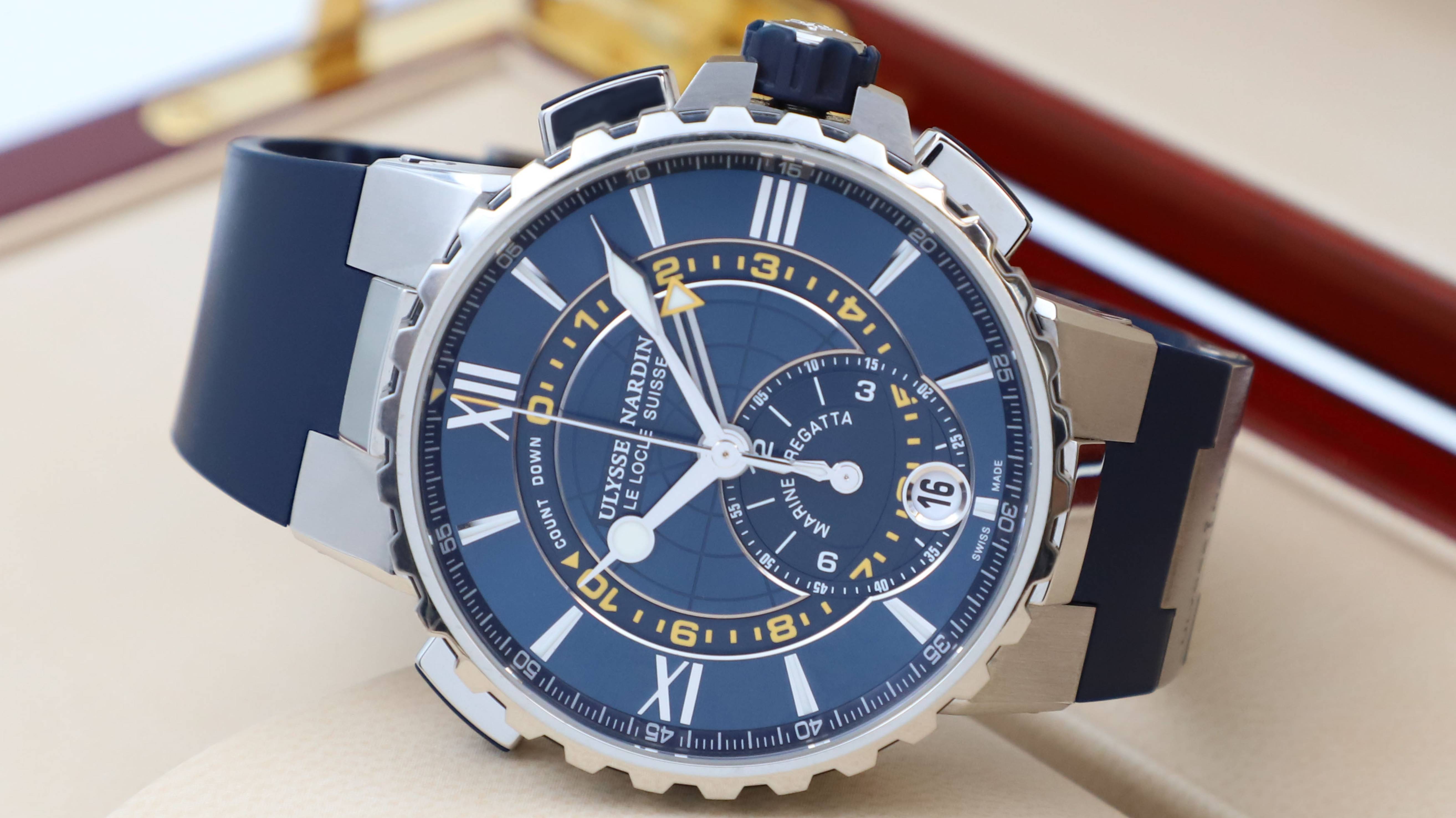 Ulysse Nardin Marine Chronometer Regatta 44 mm 1553-155-3/43 смотреть онлайн