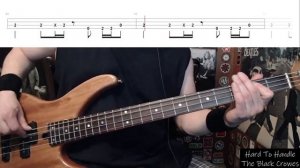 The Black Crowes-Hard To Handle(guitar bass,tab)