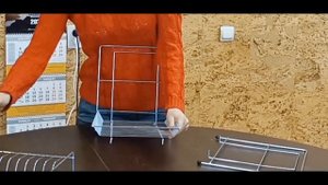 Обзор разборной сушилки для посуды от Юнитрейд (720p)