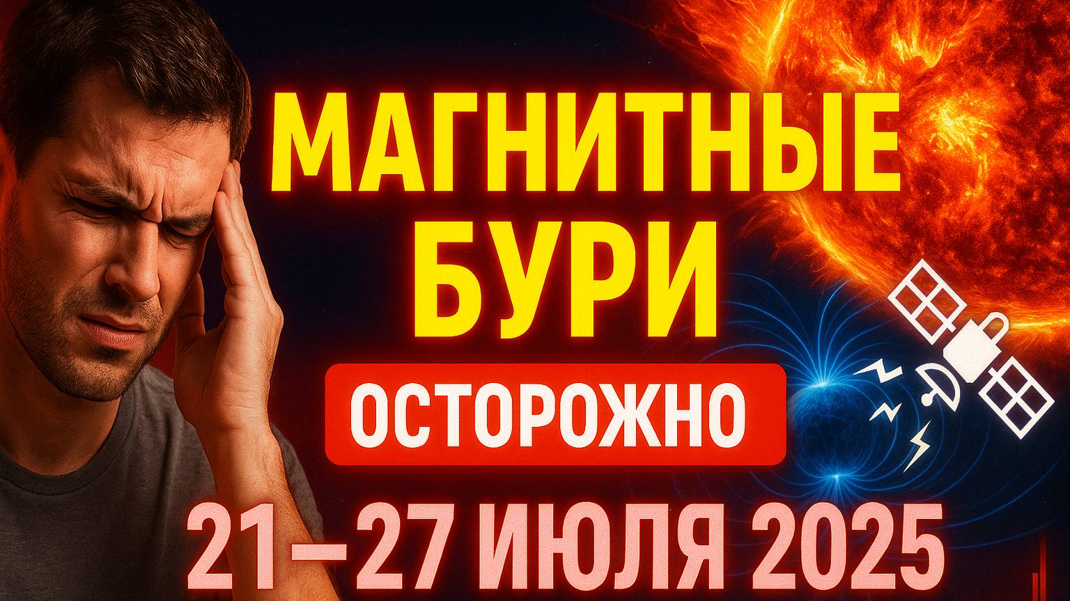 ⚠️ МАГНИТНЫЕ БУРИ с 21 по 27 ИЮЛЯ 2025 — ПИК ШТОРМА! НОВЫЕ ДАННЫЕ И ПРЕДУПРЕЖДЕНИЕ!