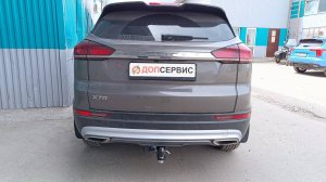 Фаркоп на Geely Atlas Pro шар под квадрат