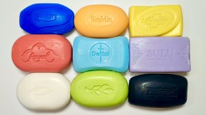 асмр резка яркого сухого мыла. cutting soap