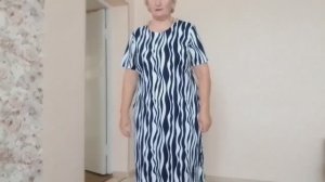 Сшила платье из кулирки.