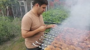В гостях у Севака Армянский шашлык