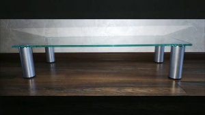 Стеклянная надстройка на тумбу для телевизора СЛ-1, ширина 80 и 110 см