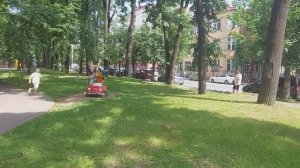 В центре Смоленска.у Октября в сквере на улице Герцена.