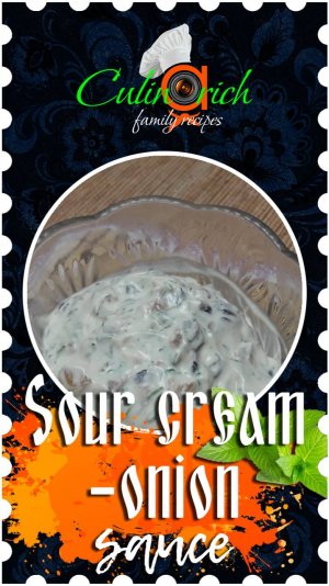 Onion-sour cream sauce * - right recipe from «Culinarich»