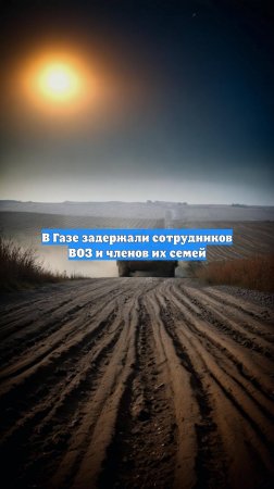 В Газе задержали сотрудников ВОЗ и членов их семей