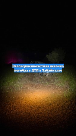 Несовершеннолетняя девочка погибла в ДТП в Забайкалье
