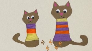 Делаем прикольные поделки - наряды для котов и кошечек. Игрушкин ТВ