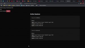 Next JS 15: список активных сессий пользователя. GIT проблемы, conflict.