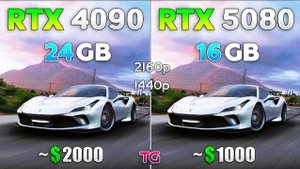 RTX 5080 vs RTX 4090 - Test in 1440p & 4K