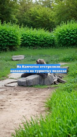 На Камчатке отстрелили напавшего на туристку медведя