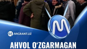 Muhojirlar markazga ko‘rpa-to‘shak qilib yotib olgan