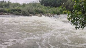 Какой шикарный вид открывается на пороги, а точнее на их водоворот. #водоворот #пороги