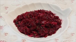 Салат из СВЕКЛЫ за 5 МИНУТ! Быстро, вкусно и полезно!
