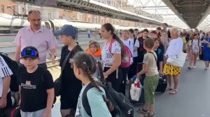 Дети из Енакиево прибыли на отдых в лагерь «Премьера» в Ленобласти
