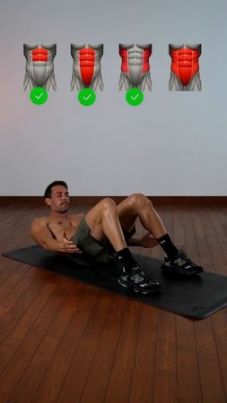 Ab exercises at home ✅