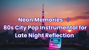 Neon Memories  ✧  80s City Pop Instrumental for Late Night Reflection