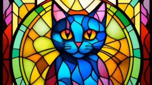 Витражные кошки 🐱😸😻🐱🐈 #ASMR #АСМР #кошки #антистресс