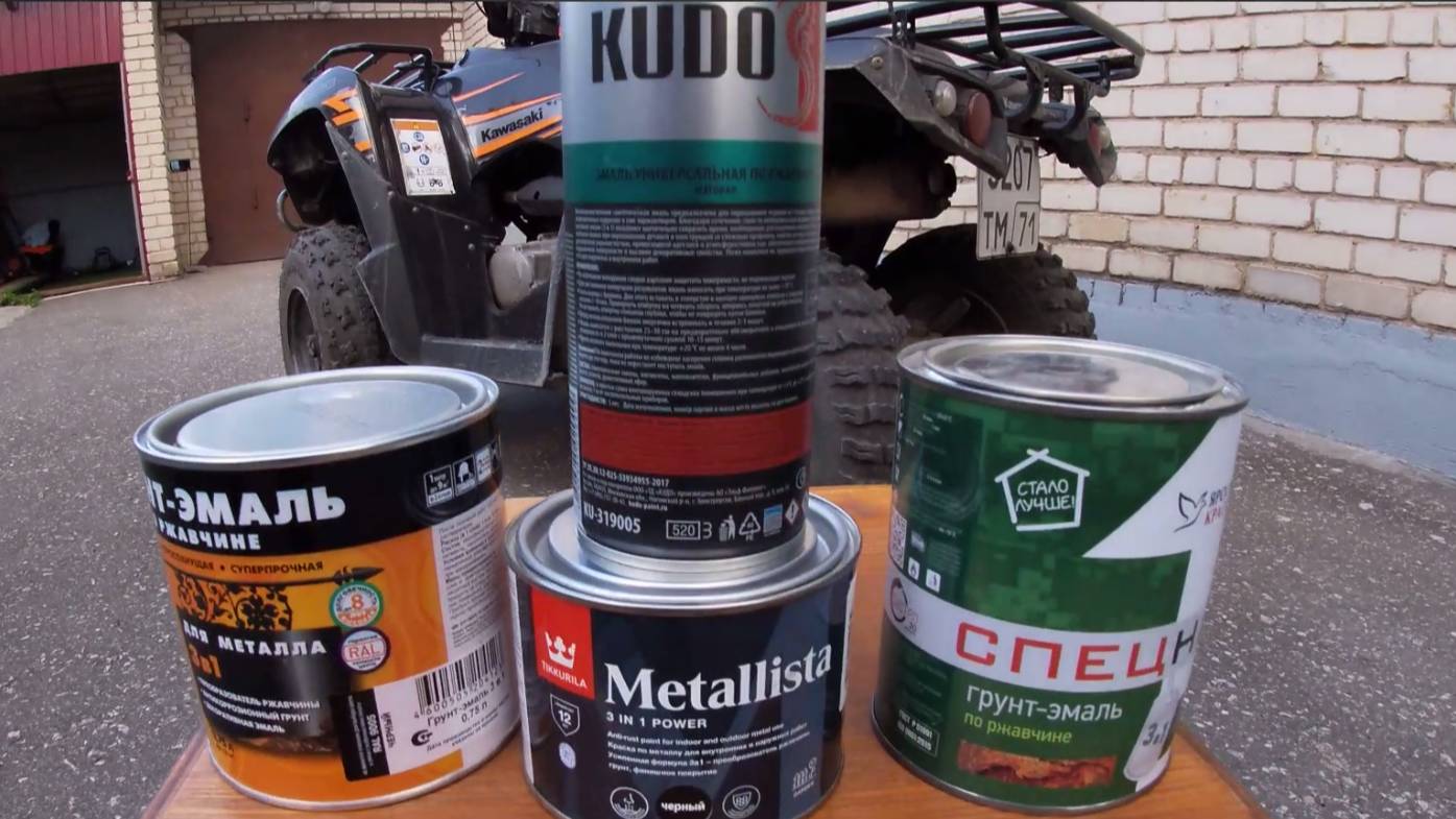 Как держится покрытие 4-х лучших красок по ржавчине на практике смотреть онлайн