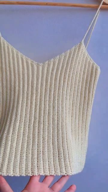 Летний топ крючком, МК по ссылке в шапке профиля #nataliverezhu #knitting смотреть онлайн