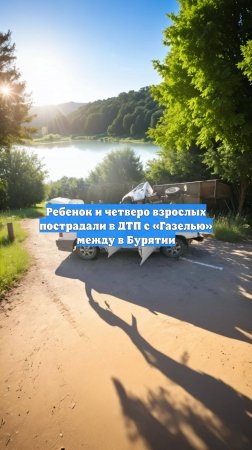 Ребенок и четверо взрослых пострадали в ДТП с «Газелью» между в Бурятии