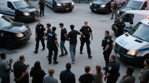 Стрельба во дворе: задержание 12 участников хулиганского инцидента