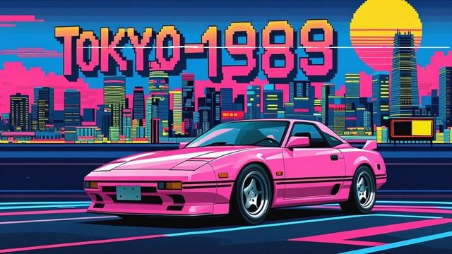 Tokyo 1989  Synthwave Farewell Beneath Neon Skies