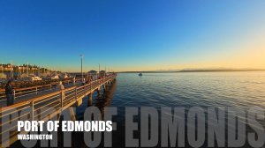 🚤 Золотой час в порту Эдмондс 🌅