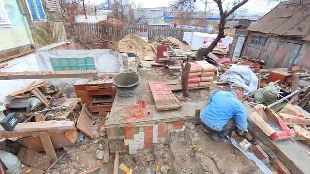 ПЕРЕХОДИМ НА КЛАДКУ БЛОКОВ/ФУНДАМЕНТ ГОТОВ смотреть онлайн