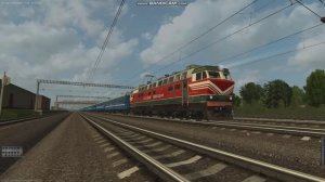 ZDSimulator, Минская область, ЧС4Т-592 с поездом № 100