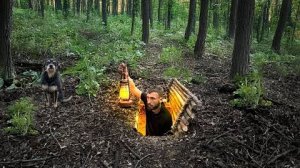Строим самую секретную землянку для выживания.