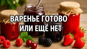Варенье ГОТОВО или ещё НЕТ ? Секретный тест, который сработает всегда!
