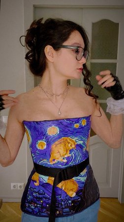 Корсет из картины по номерам 🌌
