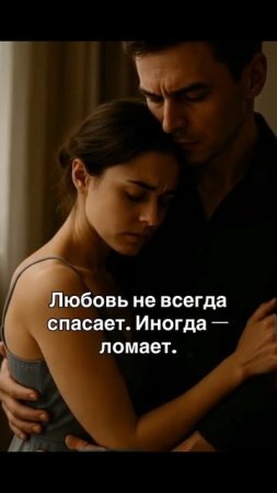Любовь не всегда спасает. Иногда — ломает.