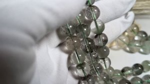 Фантомный кварц бусины из натуральных камней