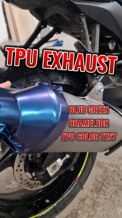 TPU Chameleon Blue Green Color Test