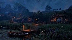 Lord of the Rings |  Night in The Shire, Peaceful Music & Ambience During a Beautiful Clear Night
