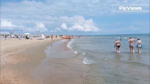 Анапа пляж Витязево сегодня 22 июля 2025. Море, погода в Анапе сейчас. Есть ли мазут на пляжах Анапы