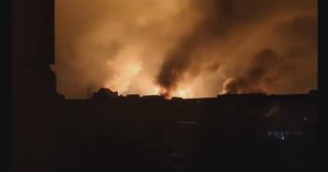 🔴Красивое видео вчерашнего «ракетно-дронового» удара ВС РФ по объектам противника в Куеве🔴✌🇷🇺✌