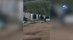 В Кабардино-Балкарии сель разрушил мост и оставил людей без коммуникаций