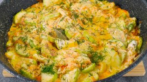 Бюджетный обед из кабачков. Проверенный и очень вкусный
