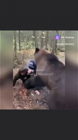 В лесу медведь напал на людей и… начал играть

В лесу произошла необычная встреча двух мужчин с медв