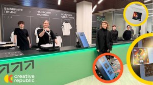 Запринтили футболки с помощью Искусственного Интеллекта (AI)