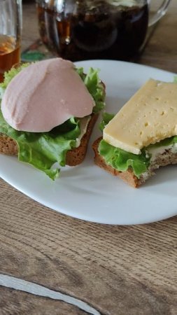Завтрак от мужа 🥪😍 #бутерброды #завтрак