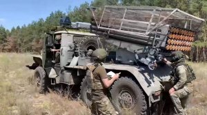 Расчет РЗСО «Град» уничтожил опорный пункт и живую силу ВСУ в Херсонской области